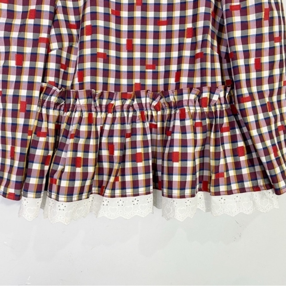 HUNTER BELL Delilah Top Odessa Check Plaid - Picture 8 of 14